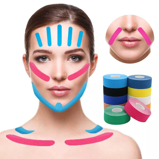Kinesiology tape for face